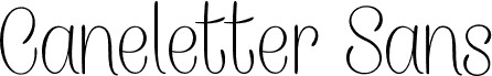 CaneletterSansThinPersonal