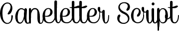 CaneletterScriptPersonalUse