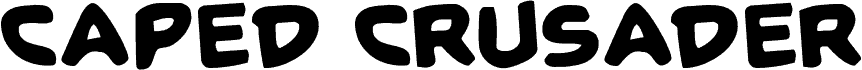 Preview of the Caped Crusader Rotated font