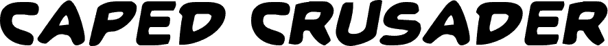 Preview of the Caped Crusader Semi-Italic font