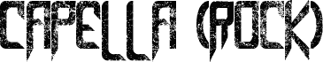 Capella (Rock) III Bold