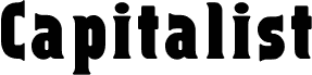 Preview of the Capitalist font