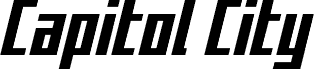 Capitol City Condensed Schriftart