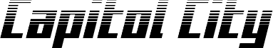 Capitol City Halftone Schriftart