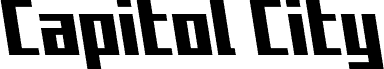 Capitol City Semi-Leftalic Schriftart