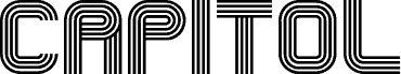 Preview of the Capitol Extravagant Regular font
