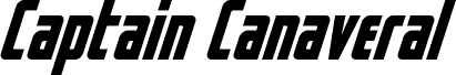 Captain Canaveral Super-Italic