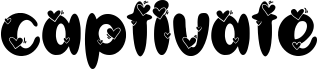 Vorschau der Schriftart Captivate