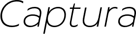 Captura Thin Italic Demo