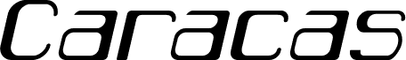 Caracas Light Italic