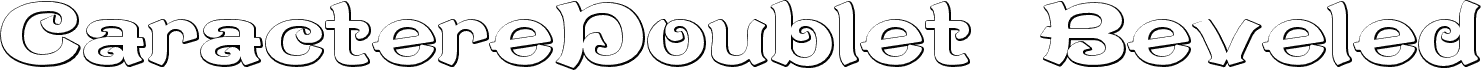 CaractereDoublet Beveled