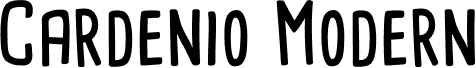 Cardenio Modern Bold