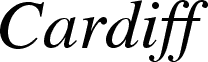 Cardiff Italic
