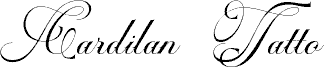 CardilanTatto Schriftart