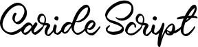 Caride Script Regular