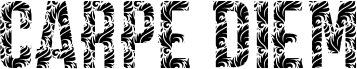 Preview of the CARPE DIEM LUXURY demo font