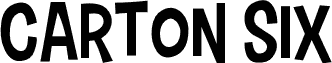 Preview of the Carton Six font