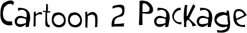 Preview of the Cartoon 2 Package font