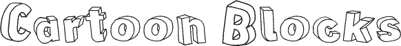 Cartoon Blocks Regular font