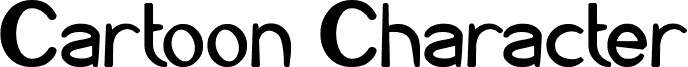 Vorschau der Schriftart Cartoon Character Bold