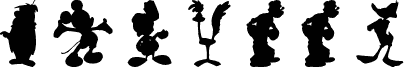 Cartoon Silhouettes