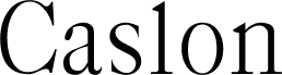 CaslonRoman