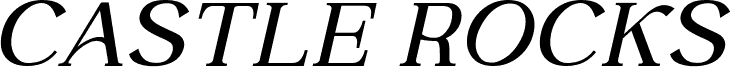 CASTLE ROCKS Bold Italic