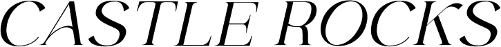 CASTLE ROCKS Italic