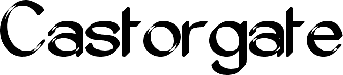 Castorgate - Distort font | Fonts2u.com