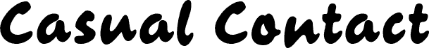 Anteprima del carattere Casual Contact MF