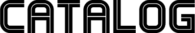 Catalog Bold font