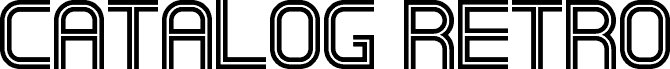 Catalog Retro Regular carattere