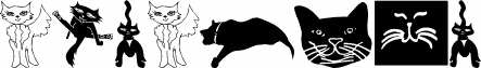 Preview of the CatCrypt font