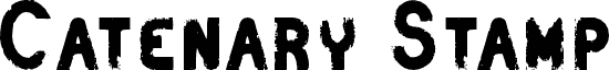Catenary Stamp