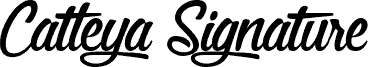 Catleya Signature písmo