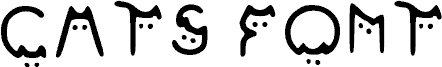 معاينة خط Cats Font Regular