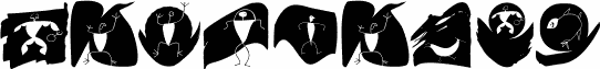 Preview of the CavePaint font