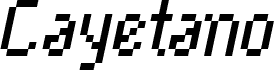 Cayetano Italic