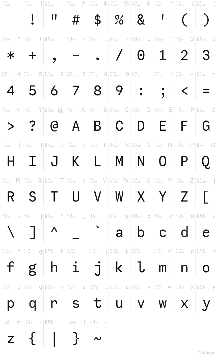 calling-code-regular-font-fonts2u