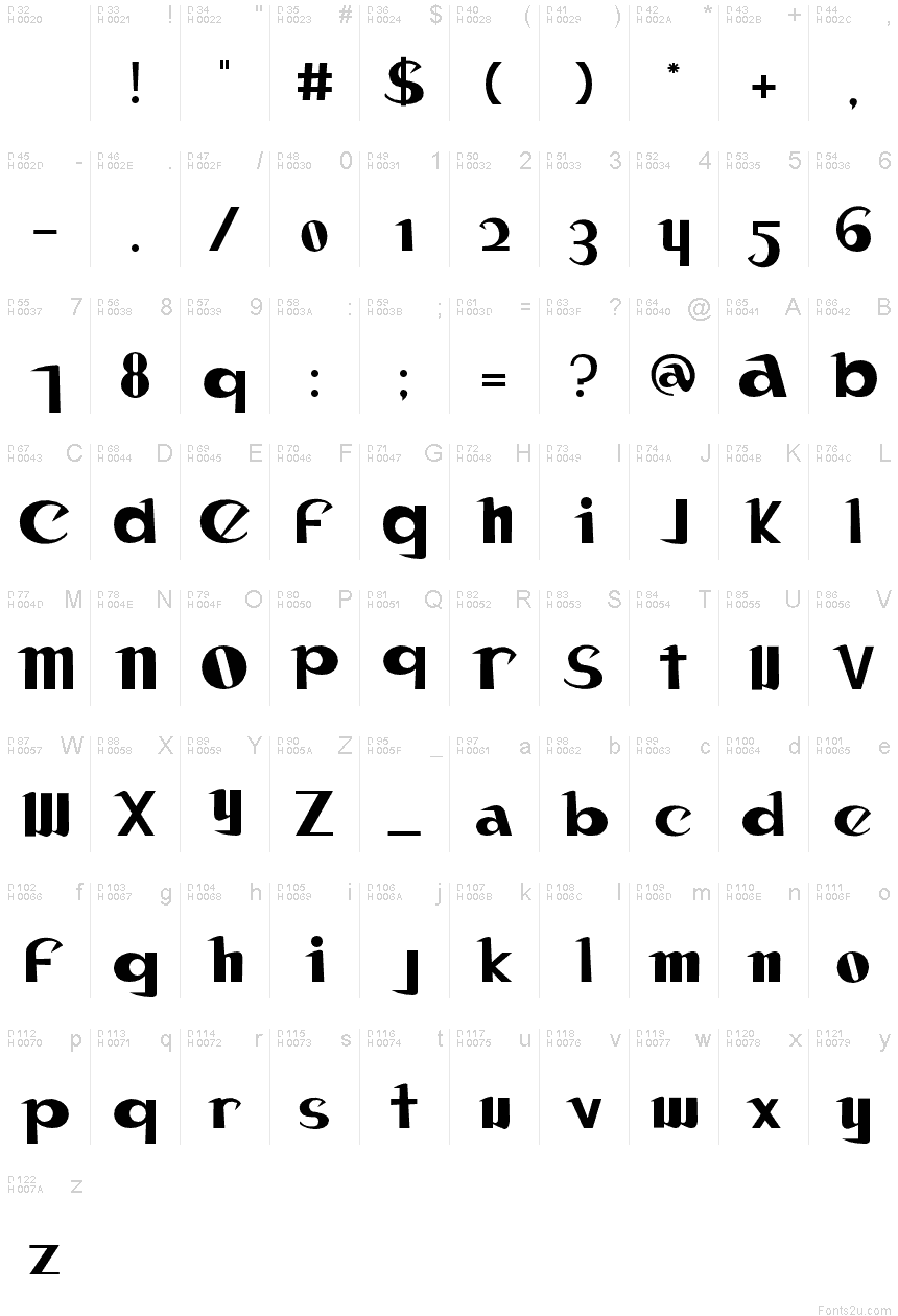 tally text light 1 font