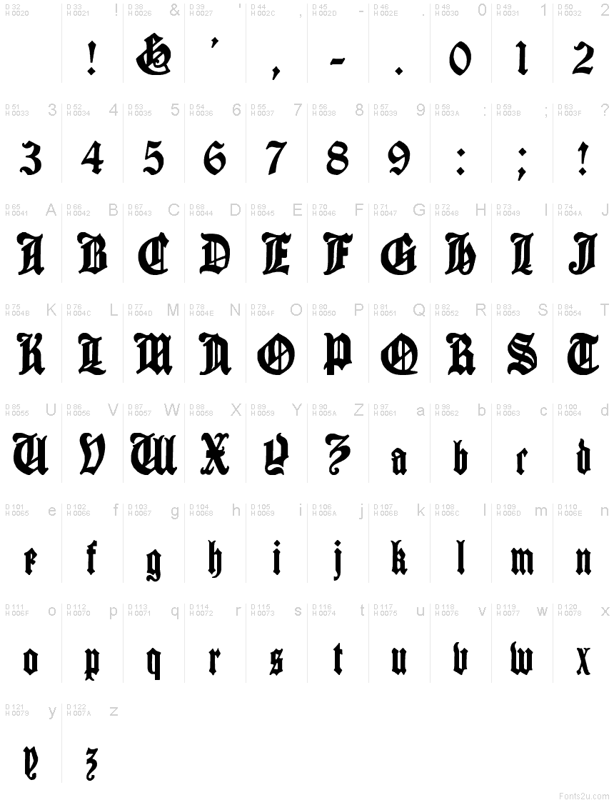 Cantebriggia font