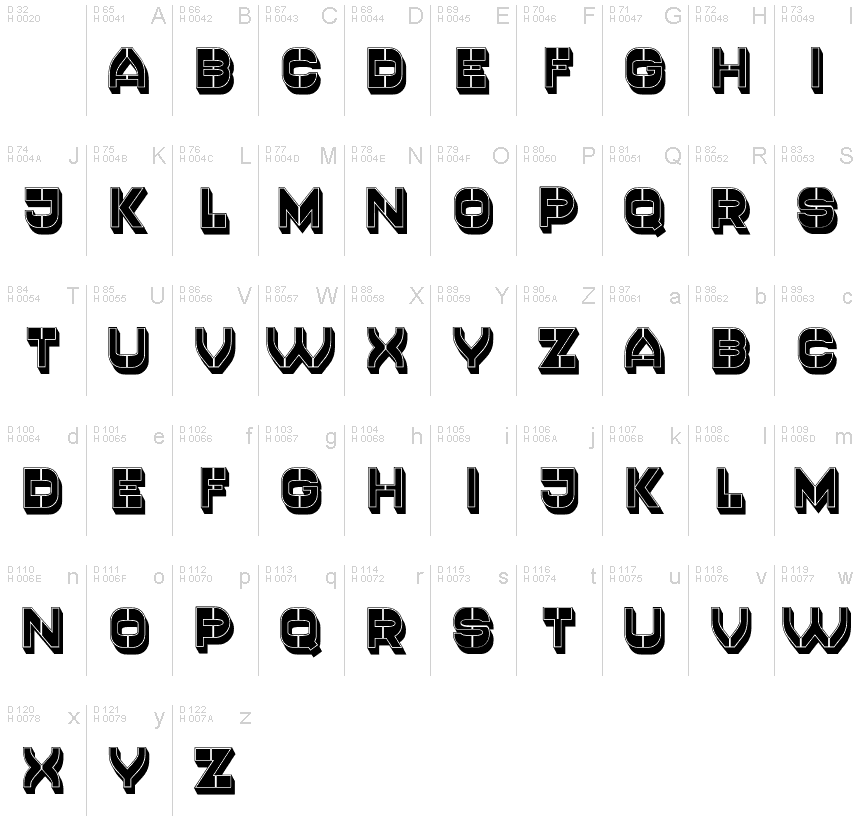 Canto Filled Regular font | Fonts2u.com