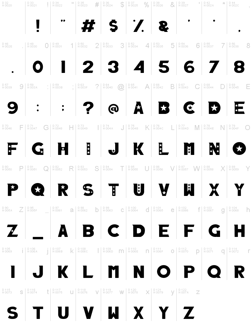 Captain of America Regular font