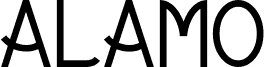 Preview of the CC Alamo font