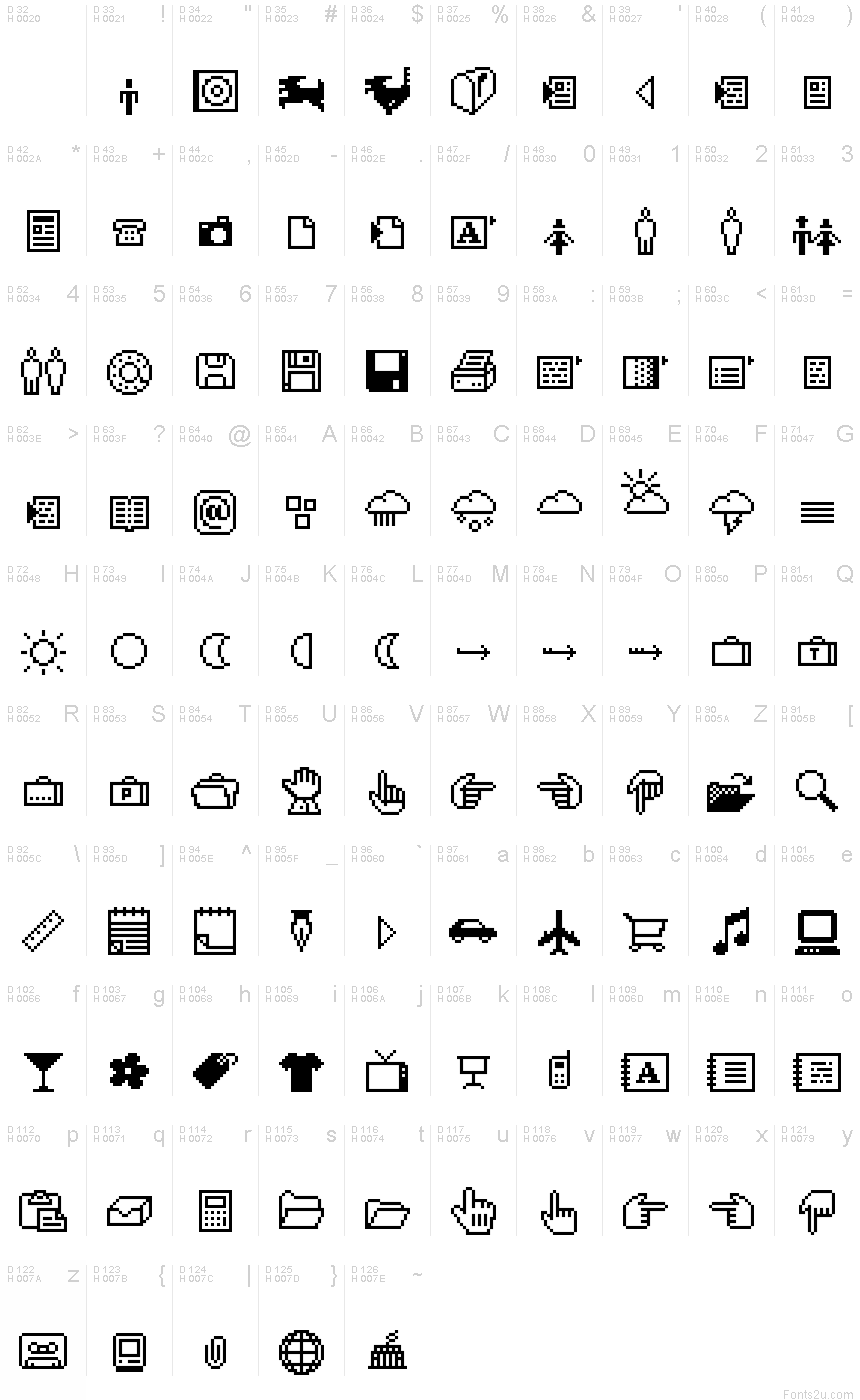 CD-Icons font | Fonts2u.com