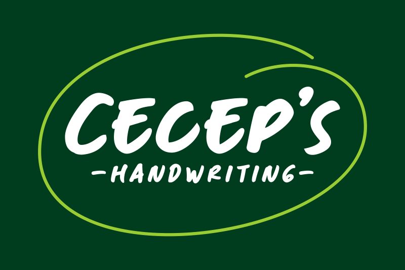 Cecep's Handwriting Schriftart