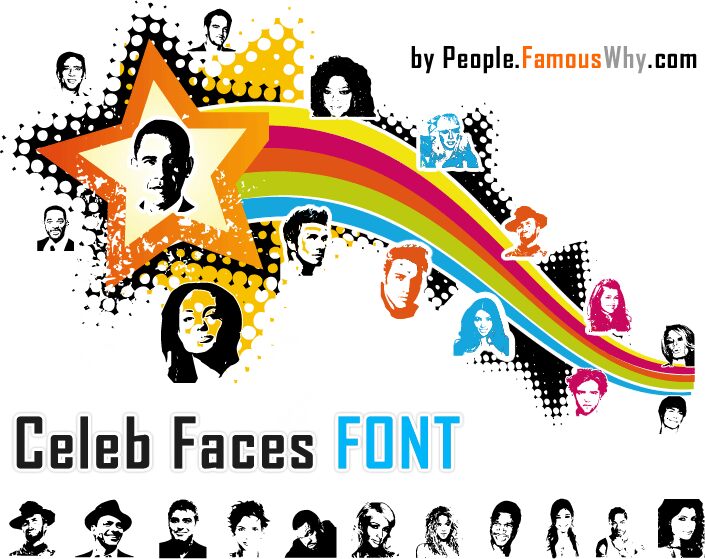 Celeb Faces Шрифт