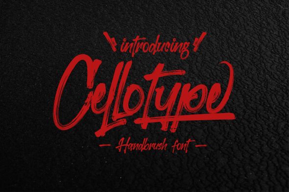 Cellotype Schriftart