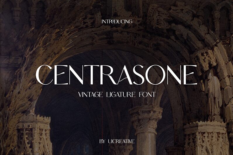 CENTRASONE 字体