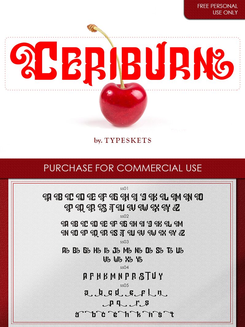 Ceriburn フォント